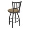 Holland Bar Stool Co 30" Swivel Bar Stool, Pewter Finish, Canter Sand Seat 81030PW013 - alternate 3